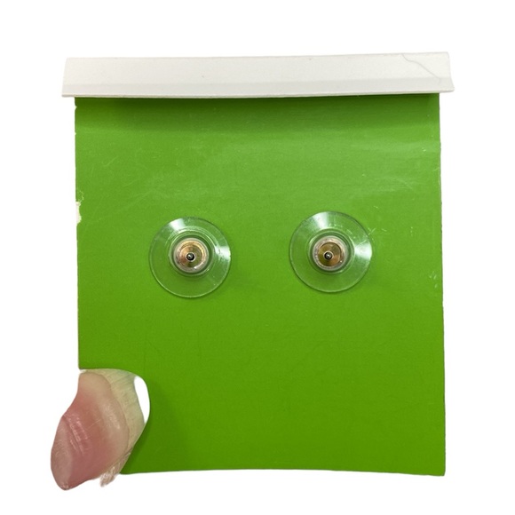 Kate Spade Gold Tone Bow and Crystal Stud Earrings - Picture 5 of 12